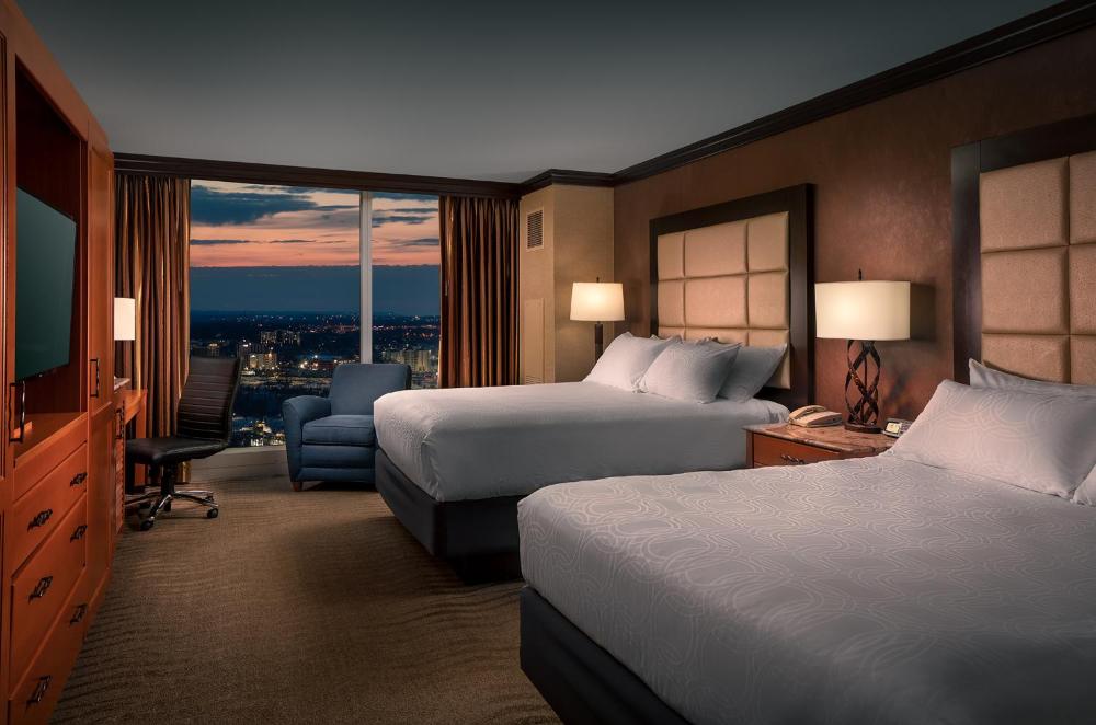 Deluxe Room with Two Queen Beds Nonsmoking interior